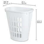 Load image into Gallery viewer, Sterilite Open Laundry Hamper, White $12 EACH, CASE PACK OF 6