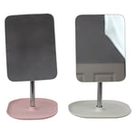 Load image into Gallery viewer, Home Basics Square Makeup Mirror with Plastic Frame and Tray Base - Assorted Colors
