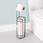 Load image into Gallery viewer, Home Basics Bronze Toilet Paper Holder and Dispenser $10.00 EACH, CASE PACK OF 12

