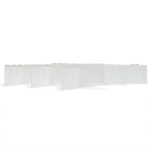 Home Basics 6-Piece Drawer Organizers, White $3.00 EACH, CASE PACK OF 20