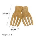 Load image into Gallery viewer, Home Basics 2 Piece Bamboo Salad Servers, Natural $5 EACH, CASE PACK OF 24