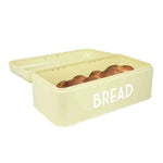 Load image into Gallery viewer, Home Basics Printed Metal Bread Box, Yellow $20 EACH, CASE PACK OF 4