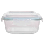 Load image into Gallery viewer, Home Basics 27. oz. Square Borosilicate Glass Food Storage Container $5 EACH, CASE PACK OF 12