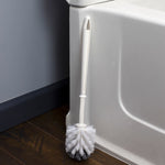 Load image into Gallery viewer, Home Basics Plastic Toilet Brush, White $1 EACH, CASE PACK OF 24