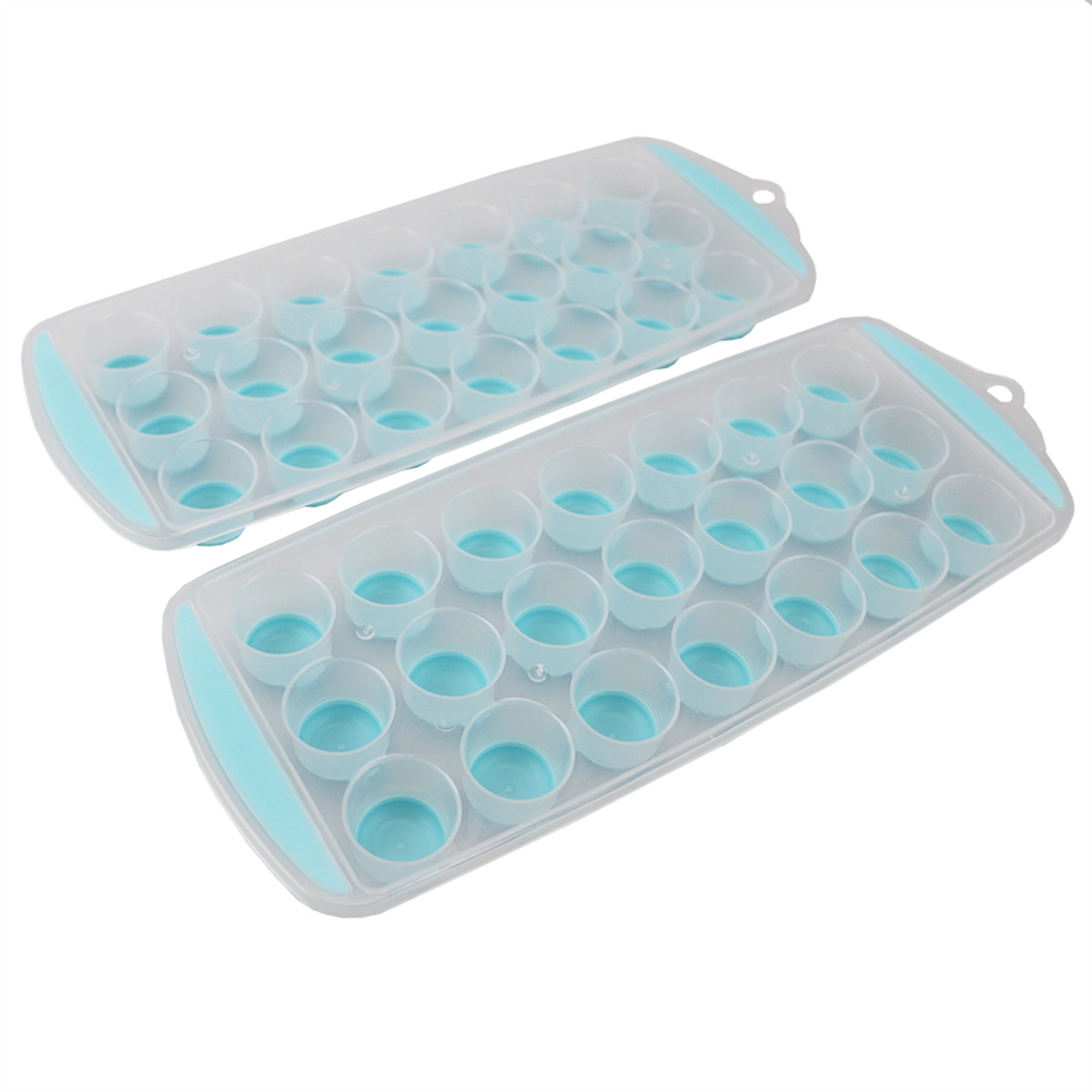 Home Basics 2 Pack Mini Ice Cube Tray - Assorted Colors