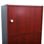 Load image into Gallery viewer, Home Basics 5  Cube Cabinet, Mahogany $70.00 EACH, CASE PACK OF 1
