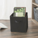 Load image into Gallery viewer, Home Basics Collapsible and Foldable Non-Woven Storage Cube, Black $3.00 EACH, CASE PACK OF 12
