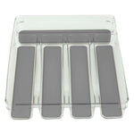 Load image into Gallery viewer, Home Basics 9" x 12" Plastic Drawer Organizer with Rubber Liner $5.00 EACH, CASE PACK OF 12
