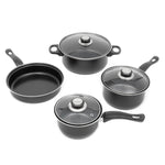 Load image into Gallery viewer, Home Basics Non-Stick 7 Piece Carbon Steel Cookware Set with Bakelite Handles $20 EACH, CASE PACK OF 6