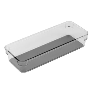 Home Basics 3" x 9" x 2" Plastic Drawer Organizer with Rubber Liner $2.00 EACH, CASE PACK OF 24