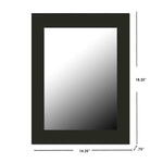 Load image into Gallery viewer, Home Basics Contemporary Rectangle Wall Mirror, Black $5.00 EACH, CASE PACK OF 6