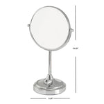 Load image into Gallery viewer, Home Basics Elizabeth Collection Cosmetic Mirror, Chrome $15.00 EACH, CASE PACK OF 6
