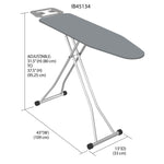 Load image into Gallery viewer, Sunbeam Adjustable Free Standing Ironing Board with Iron Rest, Silver $25.00 EACH, CASE PACK OF 4