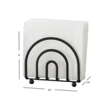 Load image into Gallery viewer, Home Basics Wire Collection Napkin Holder, Black $4.00 EACH, CASE PACK OF 12