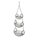 Load image into Gallery viewer, Home Basics 3-Tier Black Oval Hanging Basket $10 EACH, CASE PACK OF 12