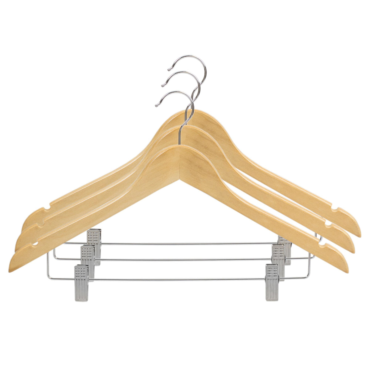 Buy Cherry Wood color hangers for clothes At wholesale price
