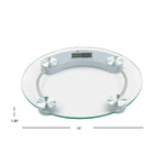Load image into Gallery viewer, Home Basics Round Glass Bathroom Scale $10.00 EACH, CASE PACK OF 8