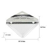 Load image into Gallery viewer, Home Basics Corner Caddy with Suction Cups, Clear $2 EACH, CASE PACK OF 24