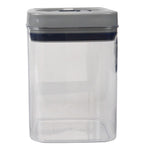 Load image into Gallery viewer, Michael Graves Design Twist ‘N Lock Square 1.7 Liter Clear Plastic Canister, Indigo $7 EACH, CASE PACK OF 6