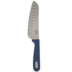 Load image into Gallery viewer, Michael Graves Design Comfortable Grip 5 Inch Stainless Steel Santoku Knife, Indigo $3 EACH, CASE PACK OF 24