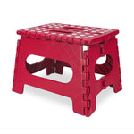 Load image into Gallery viewer, Home Basics Medium Plastic Folding Stool with Non-Slip Dots - Assorted Colors
