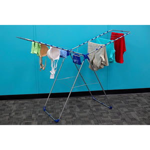 Home Basics Folding Clothes Drying Rack with Zippered Laundry Bag $25 EACH, CASE PACK OF 6