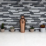 Load image into Gallery viewer, Home Basics 750 ml Hammered Steel Cocktail Shaker, Copper $6 EACH, CASE PACK OF 12
