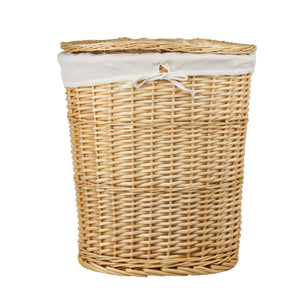 Home Basics 2 Piece Wicker Hamper with Removeable Liner, Natural $40.00 EACH, CASE PACK OF 1