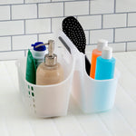 Load image into Gallery viewer, Home Basics Two Compartment Plastic Shower Tote with Non-Slip Handle $3.00 EACH, CASE PACK OF 12
