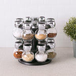 Load image into Gallery viewer, Home Basics 16 Piece Revolving Spice Rack, Black $15.00 EACH, CASE PACK OF 8