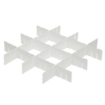 Load image into Gallery viewer, Home Basics 6-Piece Drawer Organizers, White $3.00 EACH, CASE PACK OF 20
