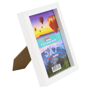 Home Basics 5” x 7” MDF Picture Frame with Easel Back - Assorted Colors