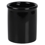 Load image into Gallery viewer, Home Basics Glazed Ceramic Utensil Crock, Black $6.00 EACH, CASE PACK OF 6
