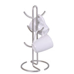 Load image into Gallery viewer, Michael Graves Design Simplicity 6 Hook Steel Mug Tree, Satin Nickel $12.00 EACH, CASE PACK OF 6