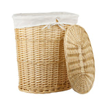 Load image into Gallery viewer, Home Basics 2 Piece Wicker Hamper with Removeable Liner, Natural $40.00 EACH, CASE PACK OF 1
