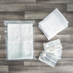 Load image into Gallery viewer, Home Basics Medium Vacuum Bags, (Pack of 4), Clear $4.00 EACH, CASE PACK OF 12