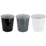 Load image into Gallery viewer, Home Basics Solid Hue 5 Liter Plastic Waste Bin - Assorted Colors