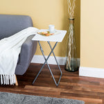 Load image into Gallery viewer, Home Basics Multi-Purpose Foldable Table, White $15.00 EACH, CASE PACK OF 6