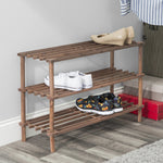 Load image into Gallery viewer, Home Basics Pine Shoe Shelf $10.00 EACH, CASE PACK OF 6
