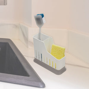 Home Basics 2 Compartment Sponge and Brush Holder with Removable Bottom
	
 $3.00 EACH, CASE PACK OF 12