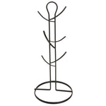 Load image into Gallery viewer, Home Basics Wire Collection 6 Hook Mug Tree, Black $5.00 EACH, CASE PACK OF 12