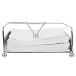 Load image into Gallery viewer, Home Basics Pave Flat Steel Napkin Holder with Weighted Pivoting Arm, Chrome $6 EACH, CASE PACK OF 12