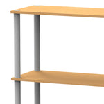 Load image into Gallery viewer, Home Basics 4 Tier Storage Shelf, Beech $40 EACH, CASE PACK OF 1
