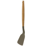 Load image into Gallery viewer, Home Basics Karina High-Heat Resistance Non-Stick Safe Silicone Spatula with Easy Grip Beech Wood Handle, Grey $2.50 EACH, CASE PACK OF 24