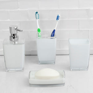Home Basics Acrylic Plastic 10 oz. Soap Dispenser, White $4.00 EACH, CASE PACK OF 24