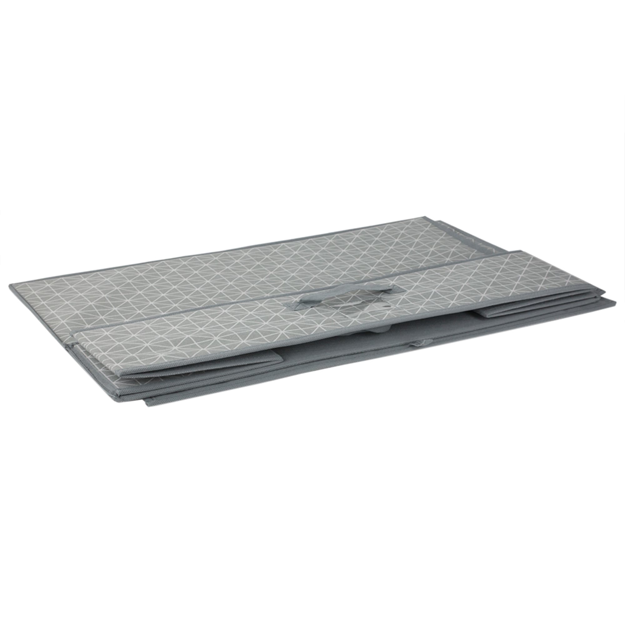 Home Basics Diamond Collection Under the Bed Storage Box, Grey $8.00 EACH, CASE PACK OF 12