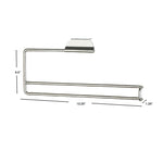 Load image into Gallery viewer, Home Basics Satin Nickel Over The Cabinet Paper Towel Holder $4.00 EACH, CASE PACK OF 12