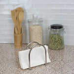 Load image into Gallery viewer, Michael Graves Design Simplicity Freestanding Upright Steel Napkin Holder, Satin Nickel $5 EACH, CASE PACK OF 6