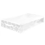 Load image into Gallery viewer, Home Basics Arabesque Non-Woven Under the Bed Storage Bag with See-through Front Panel, White
 $4.00 EACH, CASE PACK OF 12
