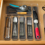 Load image into Gallery viewer, Home Basics 12" x 15" Plastic Drawer Organizer with Rubber Liner $8.00 EACH, CASE PACK OF 12